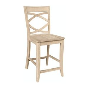 Milano Stool 24" WH S-3162B