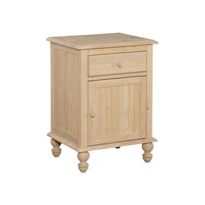 Cottage 1 Drawer / Door Nightstand WH BD-2001N