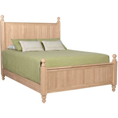 Cottage Queen Bed WH BD201-QNH-QFN-504QR
