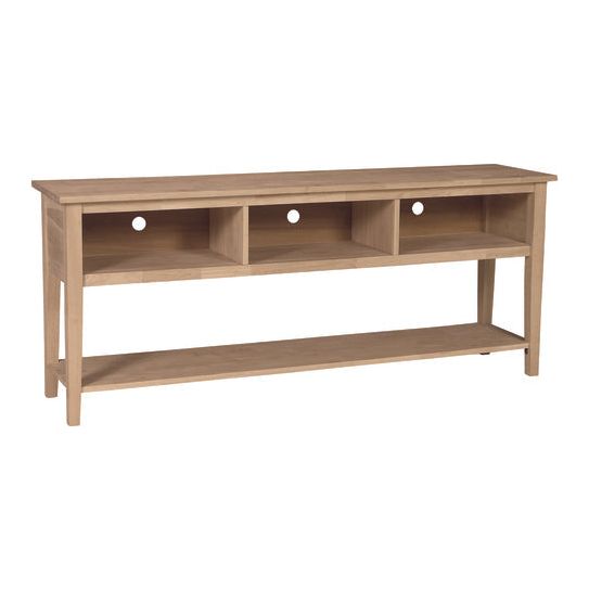 72" Wide TV Console (RTA) WH TV-8-72