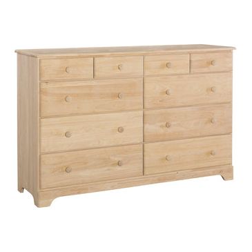 Jamestown 10-Drawer Dresser WH BD-5010