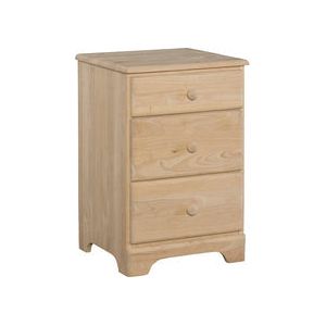 Jamestown 3-Drawer Night Stand WH BD-5013N