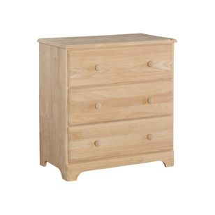 Jamestown 3-Drawer Chest WH BD-5023