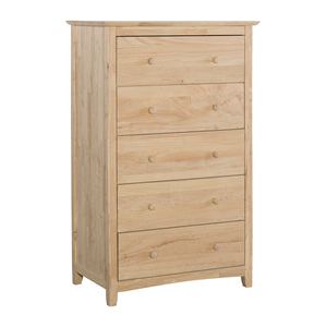 Lancaster 5 Drw Chest WH BD-7005