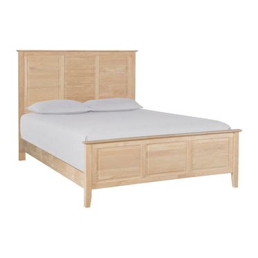 Lancaster Queen Bed WH BD-702QH-QF-504QR