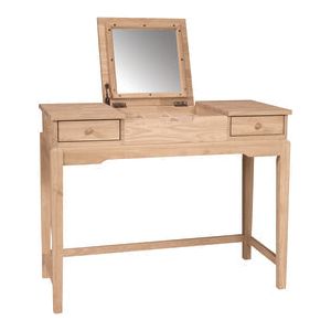 Vanity with Flip Up Mirror WH DT-2