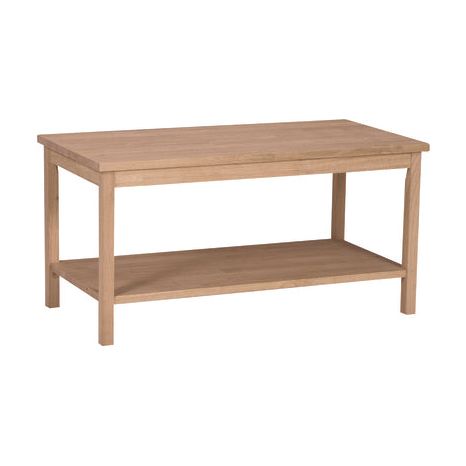 Coffee Table 38X18X18"H (RTA) WH OT-44