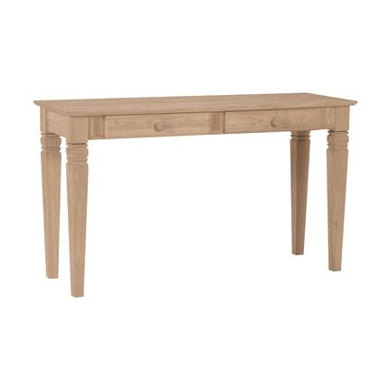 Java Sofa Table W/ Two Drawers (RTA) WH OT-60S2