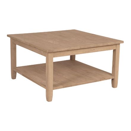 Solano Square Coffee Table (RTA) WH OT-6SC
