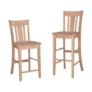 30" San Remo Stool WH S-103B
