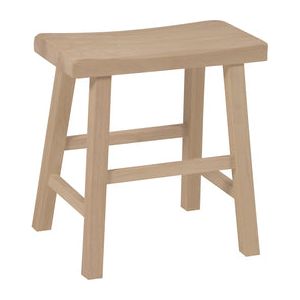 18" Saddleseat Stool WH S-681
