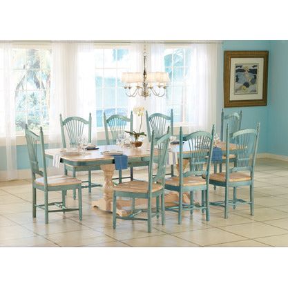 DOUBLE BUTTERRFLY LEAF TABLE AND CHAIRS