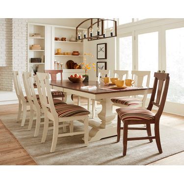 Banks table and 8 Arlington chair