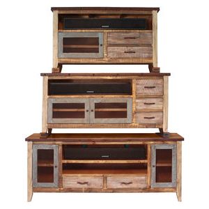 IFD966STAND 52"TV Stand w/2 drawers & 1 iron mesh door