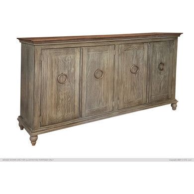 IFD9901CNSOL Console w/4 Doors, Olive finish
