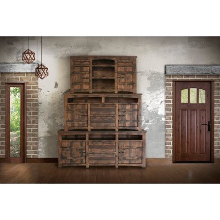 IFD567STAND-80 80" TV Stand w/2 Doors, 2 Drawer & 3 shelves