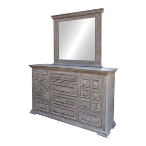 6 Drawer, 2 Doors Dresser (Mirror sold separately)