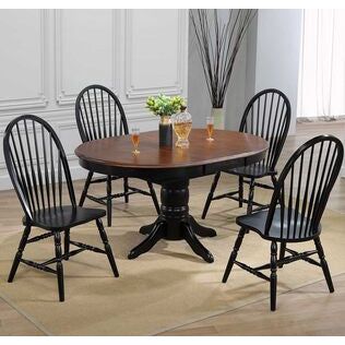 ATEI WS4257T Pedestal Dining Table w/15" Butterfly Leaf - Table Top