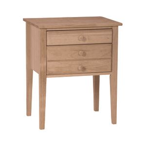 2 Drawer Country Accent Table (RTA)