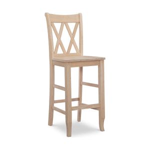 30" Double XX Back Stool