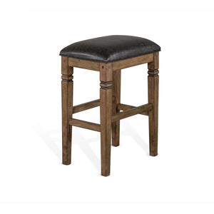 1430BU-30 30"H Backless Stool, Cushion Seat