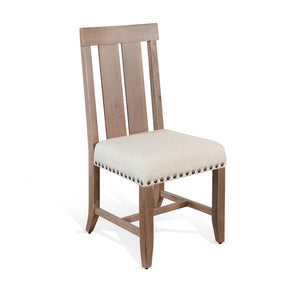 1608DR Dbl. Slat Back Chair w/ Cushion Seat