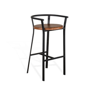 1621RO-30R 30"H Barstool, Wood Seat