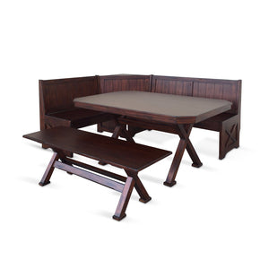 0222VM Tuscany Breakfast Nook Set w/ Side Bench