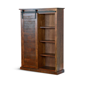 2817DC2 Bookcase w/ Barn Door