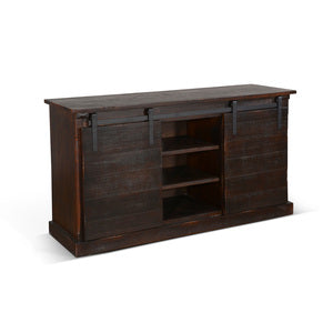 3577CO2 65" TV Console w/ Barn Door
