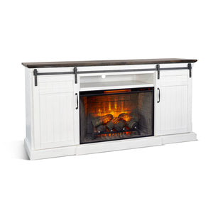 3648EC TV Console w/ Fireplace Option