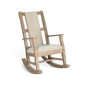1935BP Beach Pebble Rocker, Cushion Seat & Back