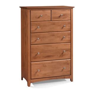 Shaker 6 Drawer Chest - 2 Deep Drawers