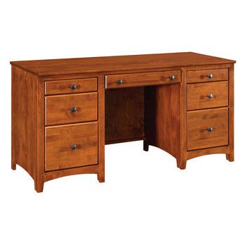 Shaker Double Pedestal Desk