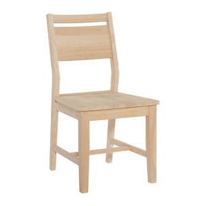 Aspen Panel Back Chair WH CI-3B