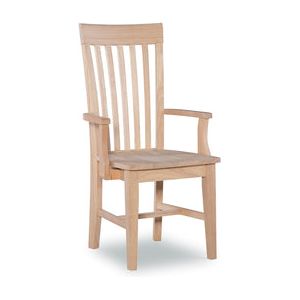 Tall Mission Arm Chair WH CI-465AB