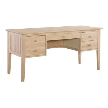 Large 4 Drawer Desk  (RTA) WH OF-60