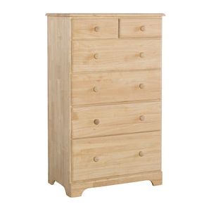 Jamestown 6-Drawer Chest WH BD-5046