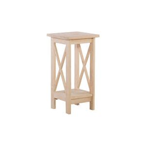 24"H X Side Plant Stand (RTA) WH OT-3071X