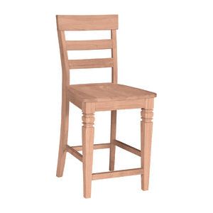 24" Ava Stool WH S-132B