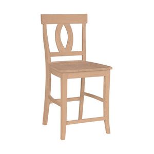 24" Verona Stool WH S-1702B