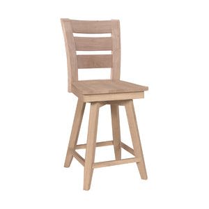 24" Tuscany Swivel Stool WH S-292SWB