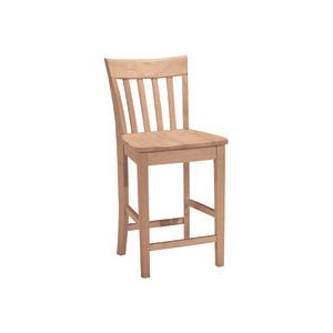 24" Slatback Stool WHF S-3012B