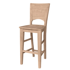 30" Canyon Full Stool WH S-483B