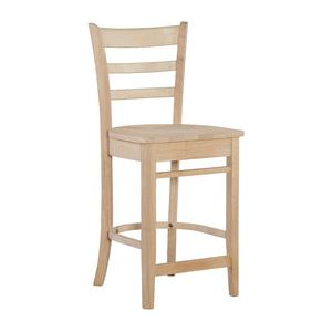 24" Emily Stool WH S-6172B