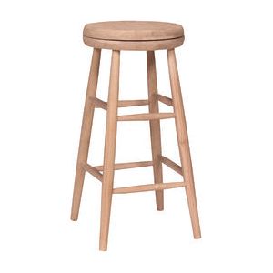 30" Scoop Seat Swivel Stool WH S-830SW