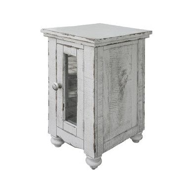 IFD7331CSTWT 1 Door, Chair Side Table w/ White finish