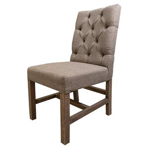 IFD6392CHR Tufted Chair w/ Gray Fabric