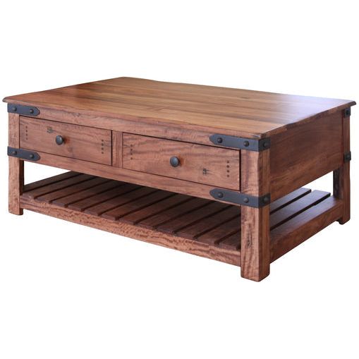 IFD867CKTL Cocktail Table w/4 Drawers & Wheels