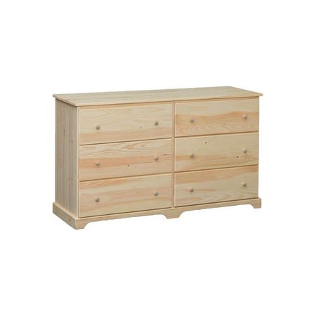 7056-8056 6 Deep Drawer Dresser